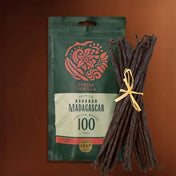 Ekologiškos Madagaskaro Burbono vanilės pupelės (14-18 cm)