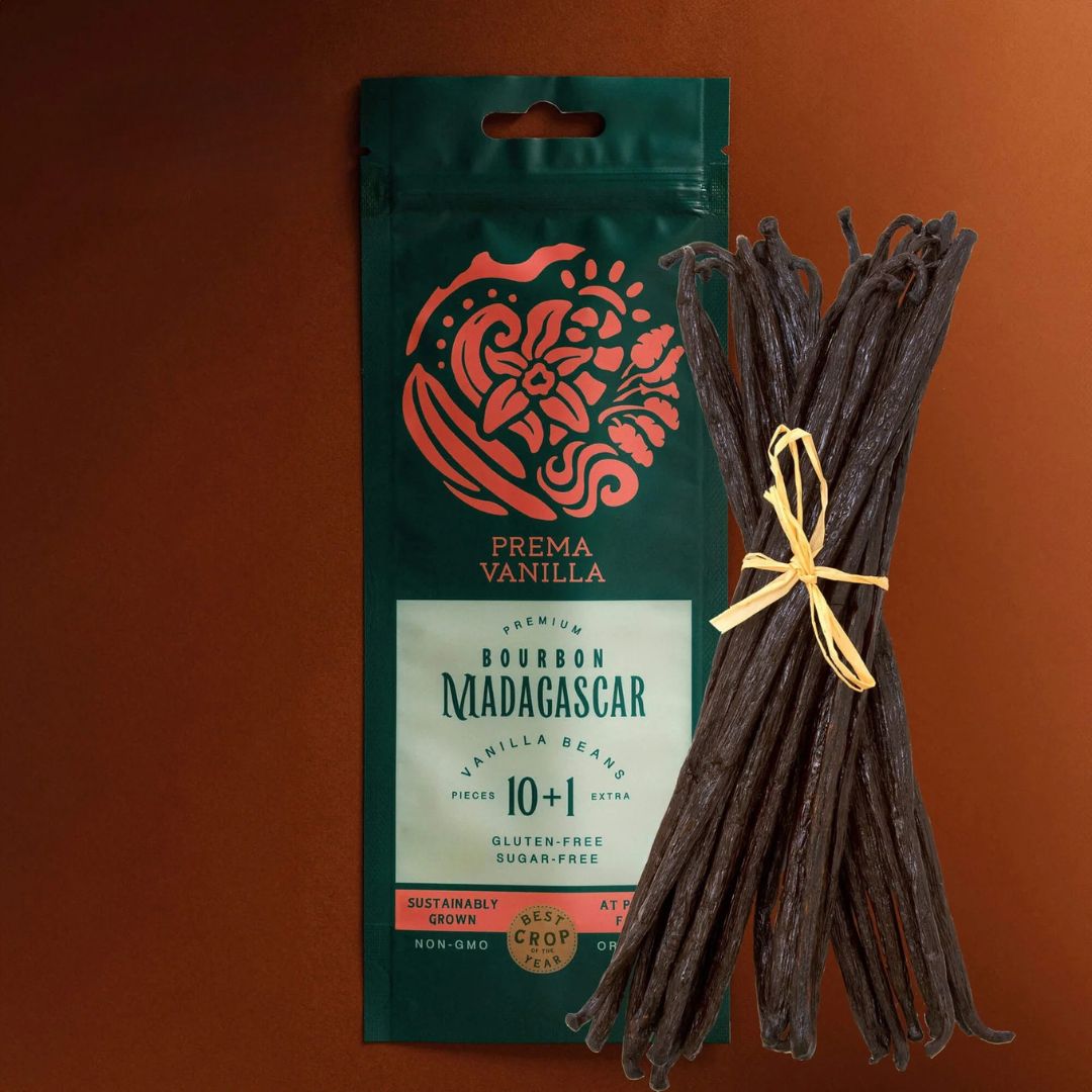 Ekologiškos Madagaskaro Burbono vanilės pupelės (14-18 cm)