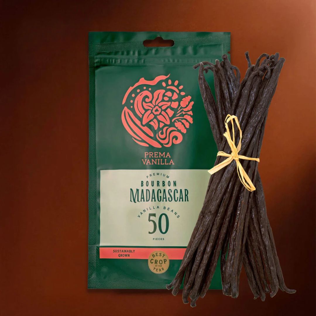 Ekologiškos Madagaskaro Burbono vanilės pupelės (14-18 cm)