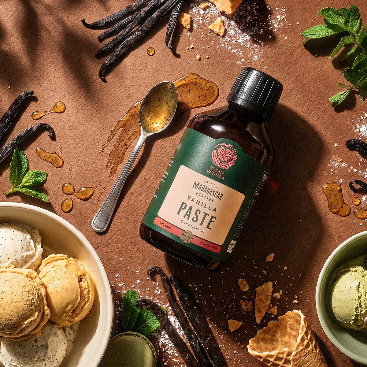 Madagaskaro Bourbon vanilės ekstrakto pasta su sėklomis